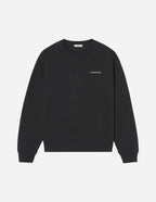 Elevated Faith Christian Crewneck Sweatshirt in Black with Minimalist Design