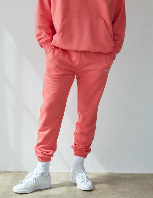 Elevated Faith Coral Sweatpants for Comfort, Ideal for Christian Apparel Enthusiasts