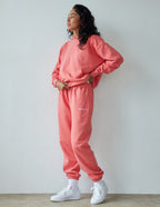 Elevated Faith Sweatpants in Coral with Comfortable Fit, part of Christian Apparel collection