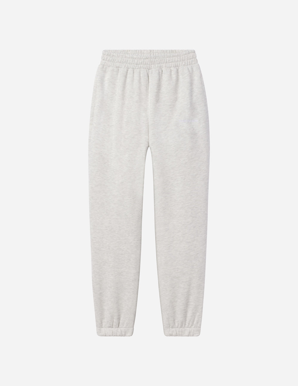 Light gray sweatpants from Elevated Faith featuring soft fabric for comfortable Christian Apparel