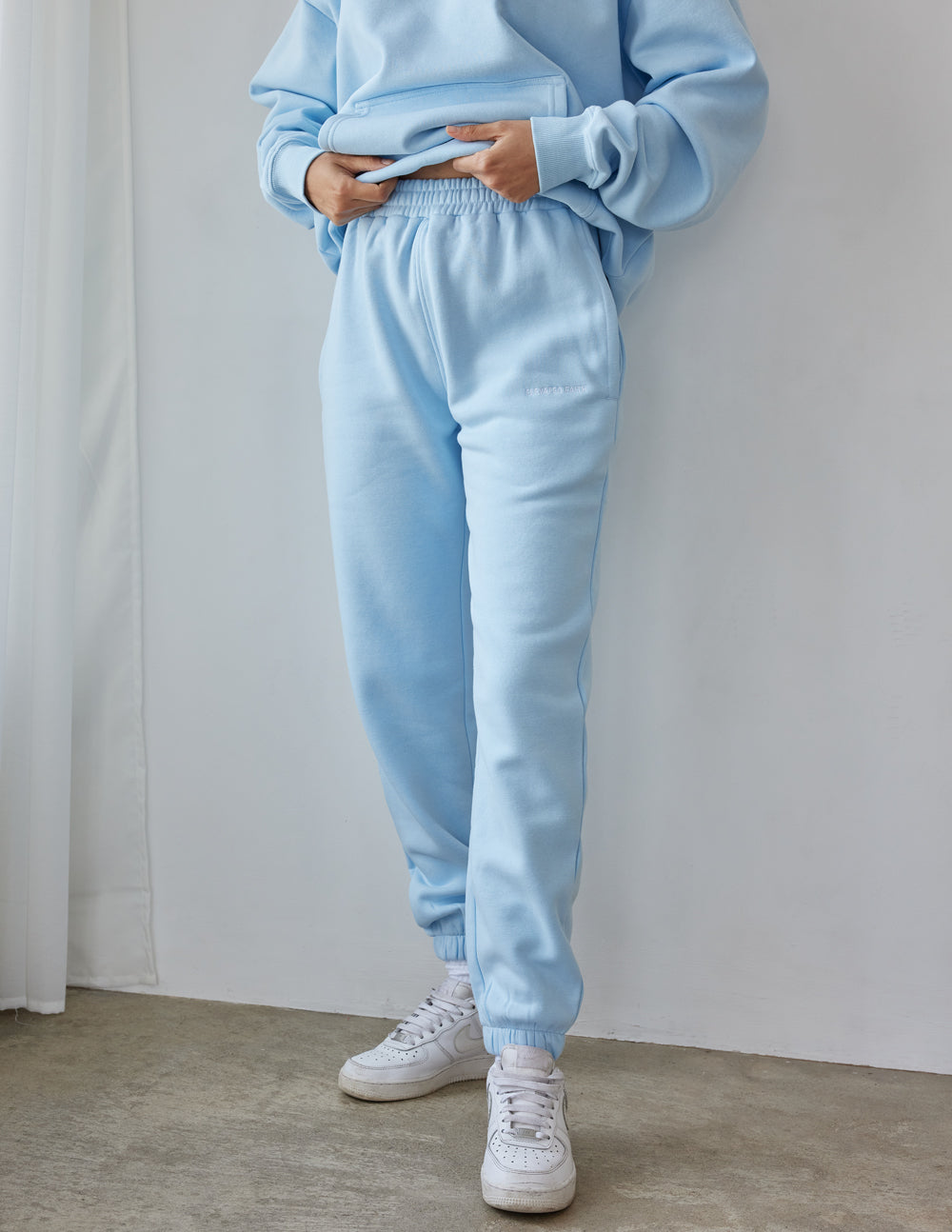 Light Blue Sweatpants from Elevated Faith, ideal Christian Apparel for comfort and style