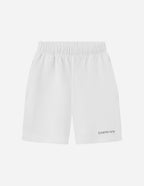 Elevated Faith White Christian Shorts with Comfortable Elastic Waistband for Everyday Wear