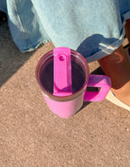 Elevated Faith Pink Tumbler with Lid, Ideal Christian Gifts for Everyday Use
