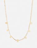 Elevated Faith Gold Necklace with Blessed Letter Design, a perfect piece of Christian Jewelry