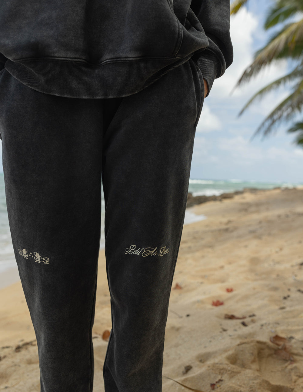 Elevated Faith Christian Apparel Sweatpants in Black with Comfort Fit for Casual Style