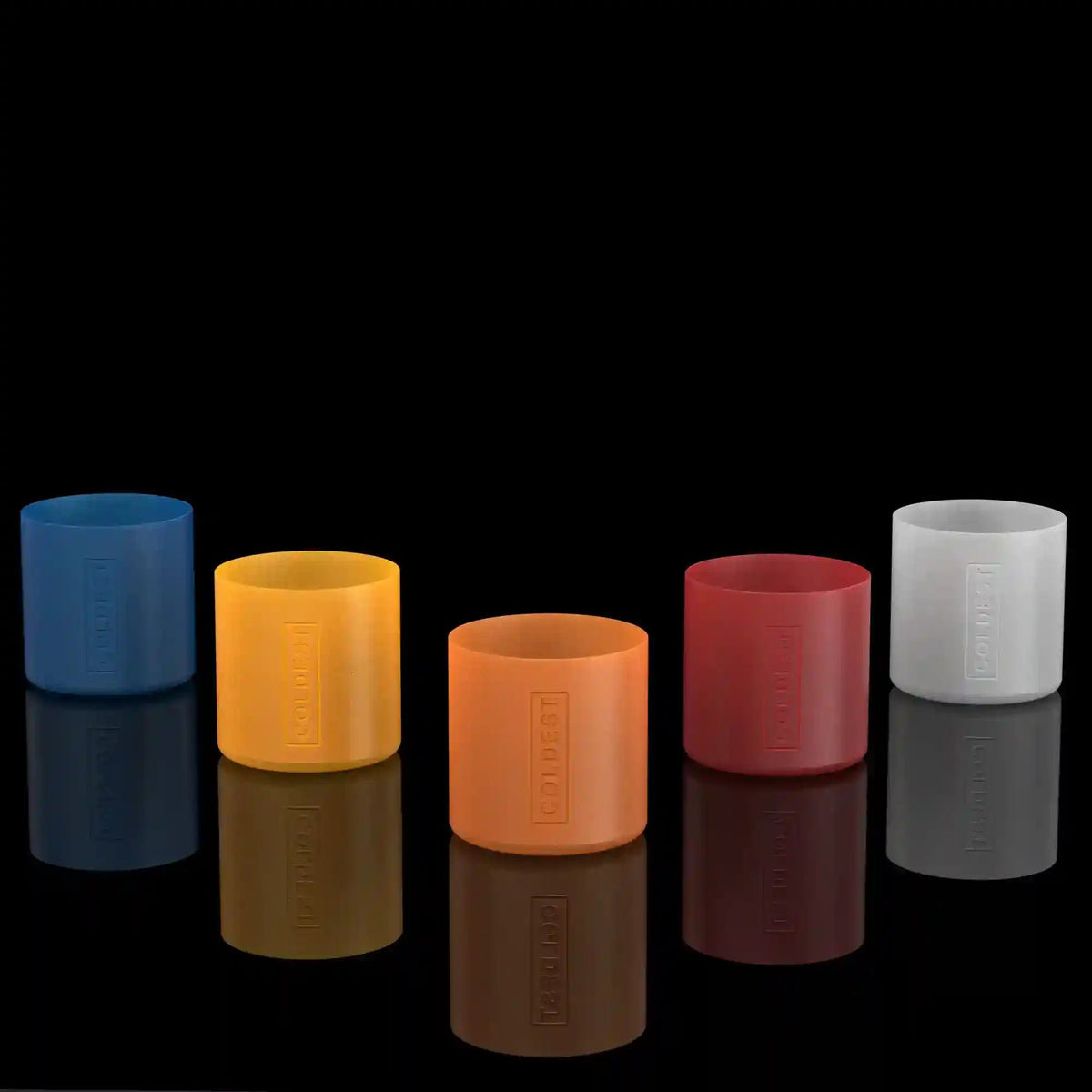 COLDEST protective silicone tumbler boots 5-pack for Limitless bottles – view 5