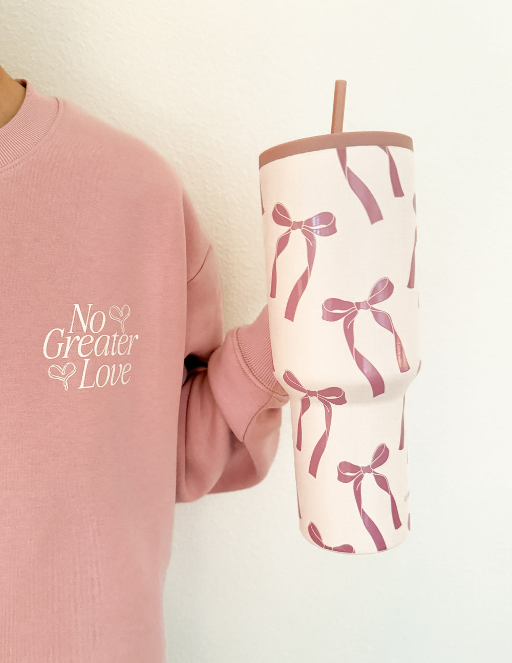 Elevated Faith Tumbler with Pink Ribbons, a perfect choice for Christian Gifts