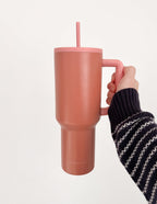Elevated Faith Tumbler in Rose Color, Perfect Christian Gifts for Daily Inspiration