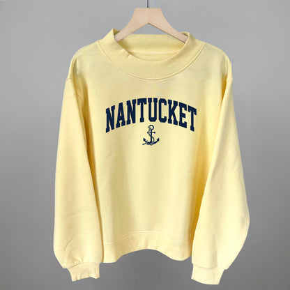 Nantucket Arch And Anchor Funny Shirt & Sweatshirt in Butter Yellow – Ivy + Cloth