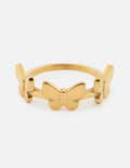 Gold Butterfly Ring from Elevated Faith, a unique piece of Christian Jewelry for everyday wear