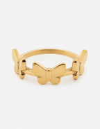 Gold Butterfly Ring from Elevated Faith, a unique piece of Christian Jewelry for everyday wear