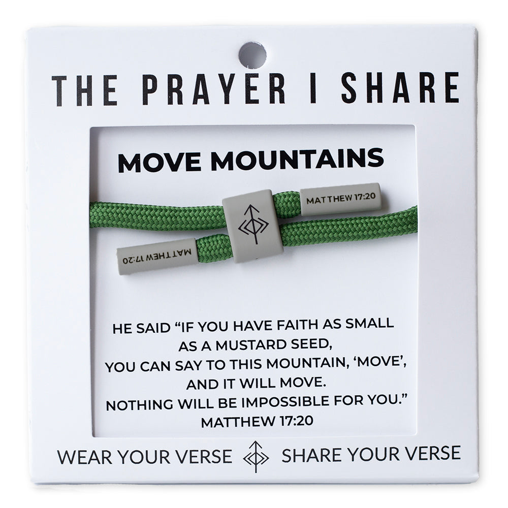 Move Mountains, Matthew 17:20
