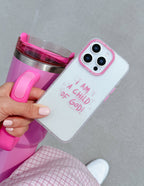 Elevated Faith Christian iPhone Case with 'I Am a Child of God' Design for Protection and Inspiration