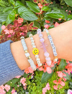 Christian Jewelry Bracelet set featuring colorful beads and cross charm for stylish faith expression