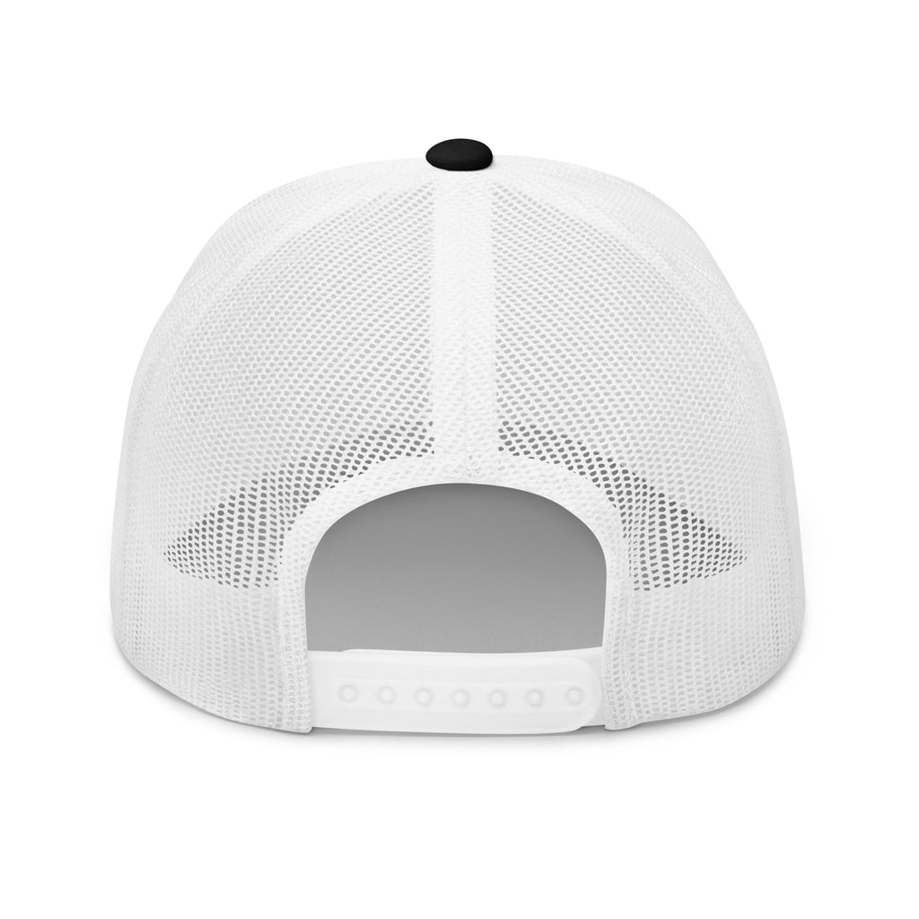 Back view of Christian Embroidered Hat with breathable mesh design and adjustable strap