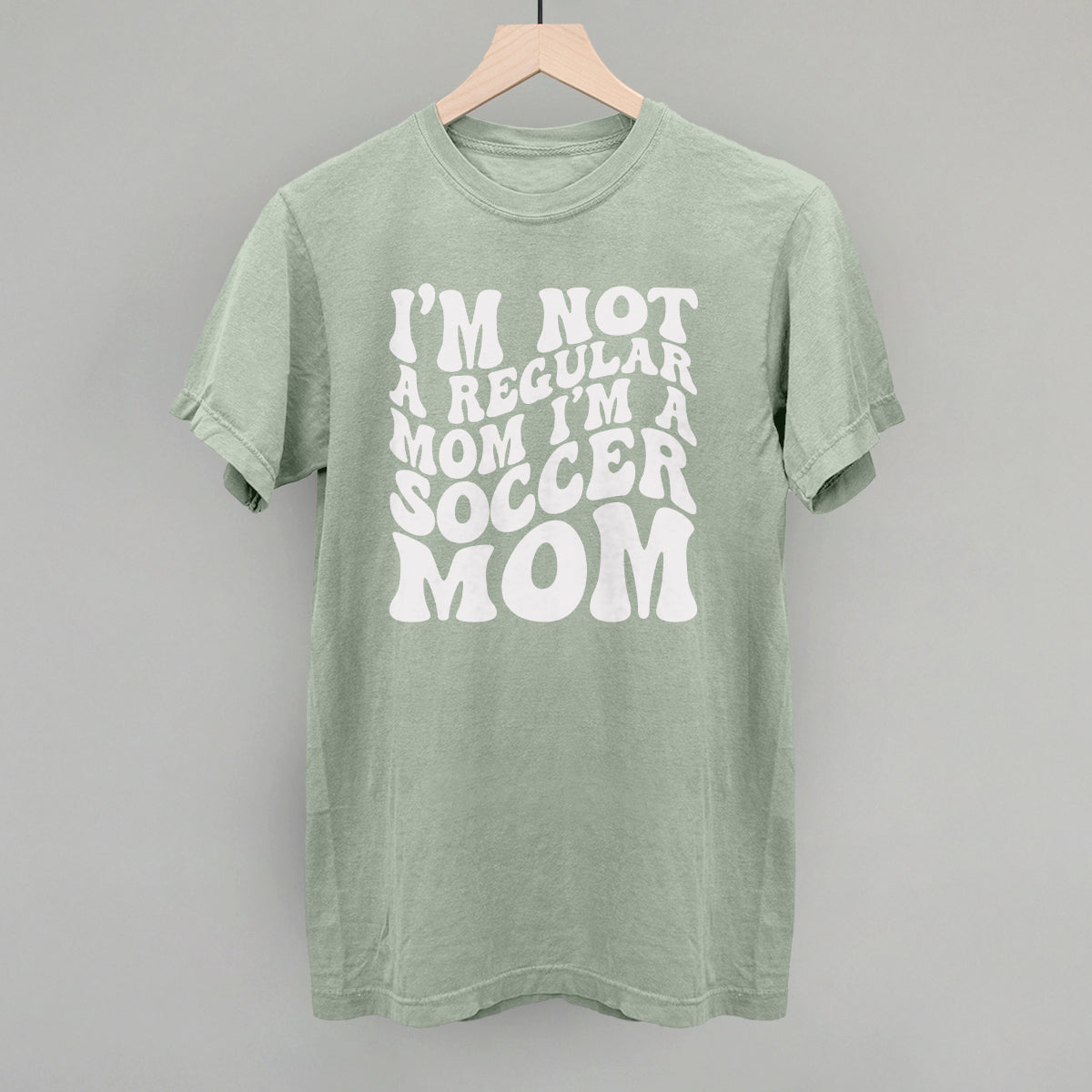 Not a Regular Mom Soccer Funny Comfort Colors T-Shirt in Bay – Ivy + Cloth