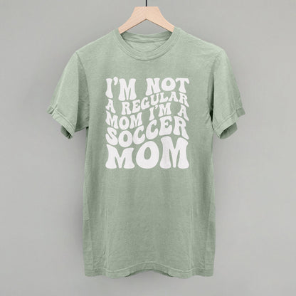 Not a Regular Mom Soccer Funny Comfort Colors T-Shirt in Bay – Ivy + Cloth
