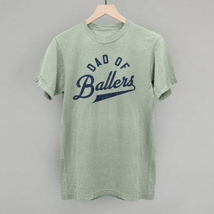 Dad of Ballers Arc Funny Comfort Colors T-Shirt in Bay – Ivy + Cloth