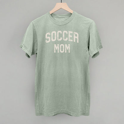 Soccer Mom Collegiate Distressed Funny Comfort Colors T-Shirt in Bay – Ivy + Cloth