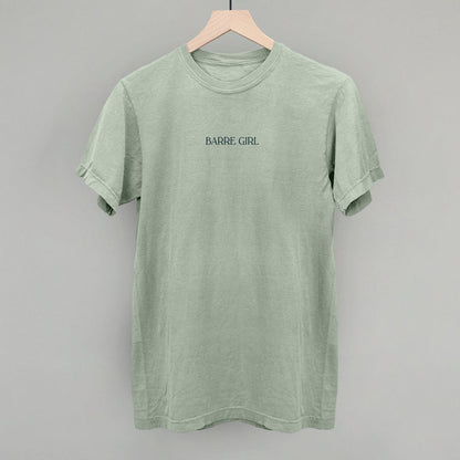 Barre Girl graphic Comfort Colors tee in Bay
