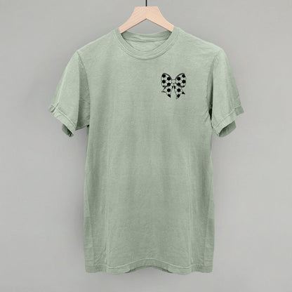 Soccer Bow (Left Chest) Funny Comfort Colors T-Shirt in Bay – Ivy + Cloth