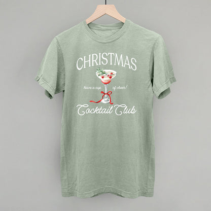 Christmas Cocktail Club Funny Comfort Colors T-Shirt in Bay – Ivy + Cloth