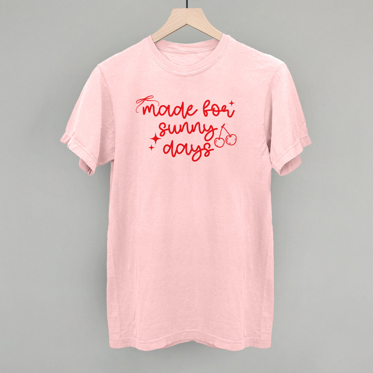 Made For Sunny Days Summer graphic Comfort Colors tee in Blossom