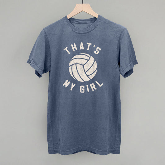 That's My Girl Volleyball Funny Comfort Colors T-Shirt in Blue Jean – Ivy + Cloth