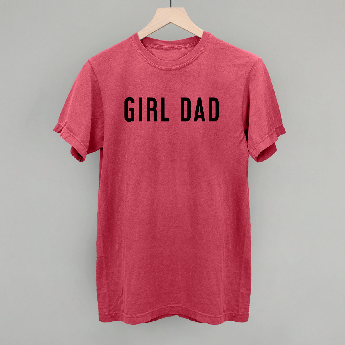 Girl Dad Funny Comfort Colors T-Shirt in Crimson – Ivy + Cloth