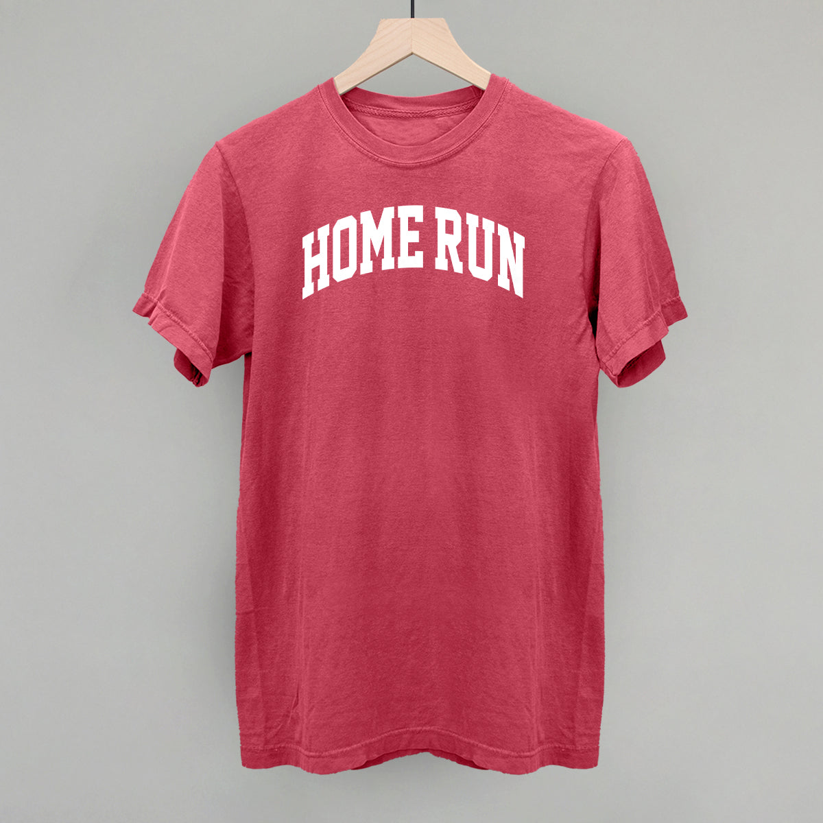 Home Run Arch Funny Comfort Colors T-Shirt in Crimson – Ivy + Cloth