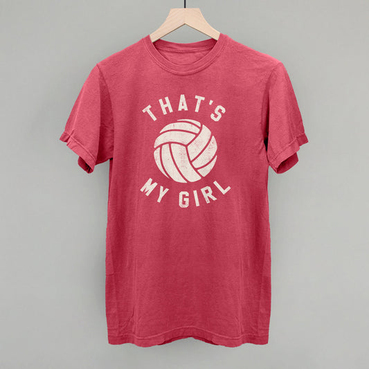 That's My Girl Volleyball Funny Comfort Colors T-Shirt in Crimson – Ivy + Cloth