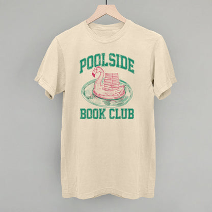Poolside Book Club (Pink + Teal) Funny Comfort Colors T-Shirt in Ivory – Ivy + Cloth
