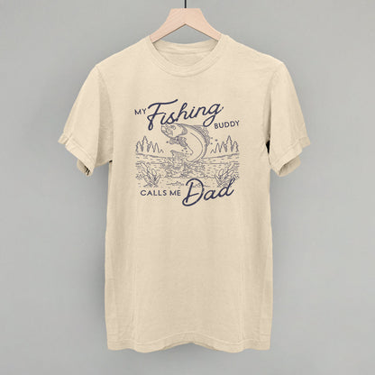 My Fishing Buddy Calls Me Dad Funny Comfort Colors T-Shirt in Ivory – Ivy + Cloth