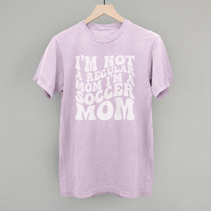 Not a Regular Mom Soccer Funny Comfort Colors T-Shirt in Orchid – Ivy + Cloth