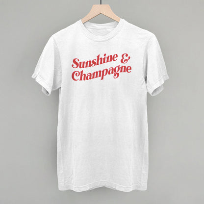 Sunshine And Champagne Funny Comfort Colors T-Shirt in White – Ivy + Cloth