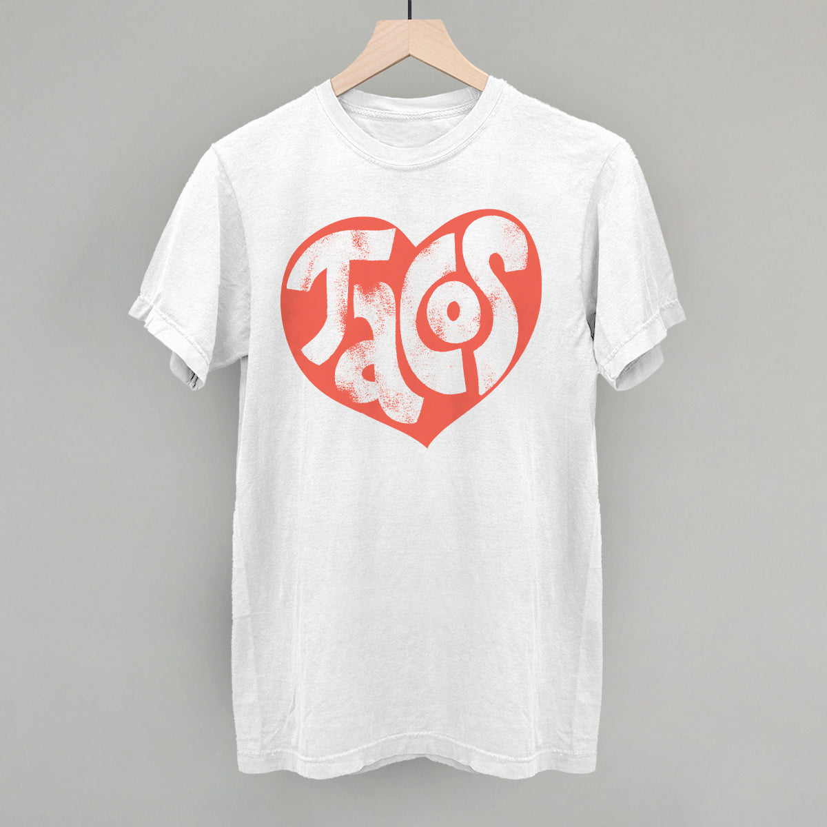 Tacos Heart Funny Comfort Colors T-Shirt in White – Ivy + Cloth