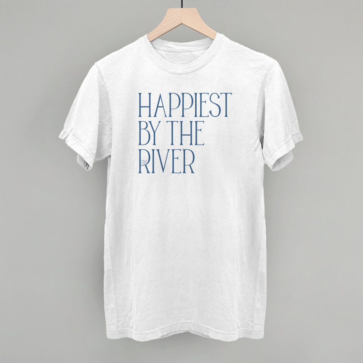 Happiest By The River Funny Comfort Colors T-Shirt in White – Ivy + Cloth