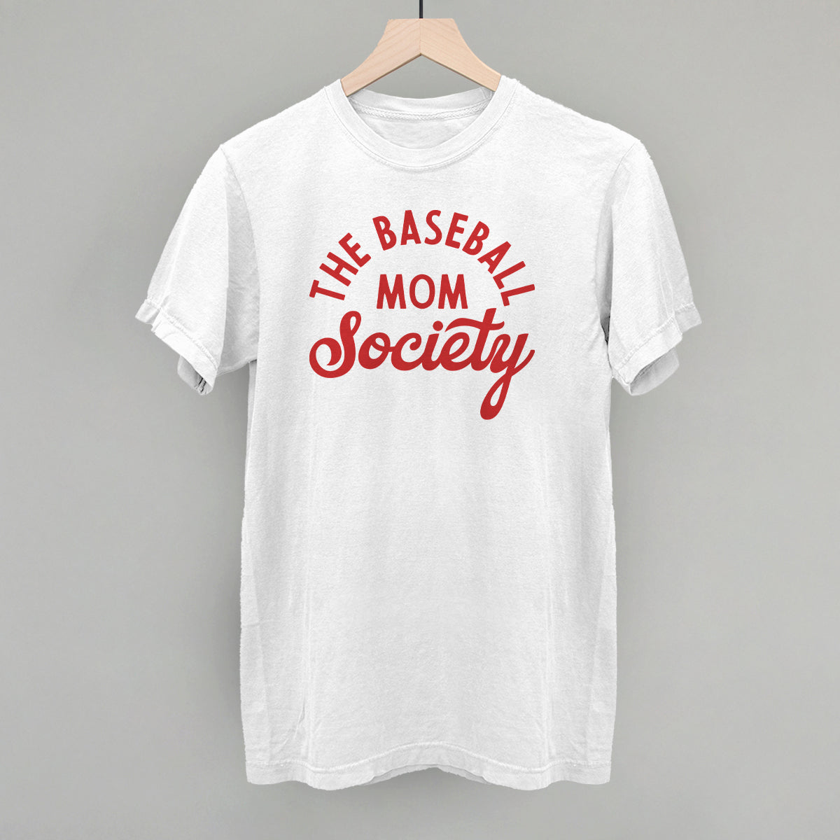 The Baseball Mom Society Funny Comfort Colors T-Shirt in White – Ivy + Cloth