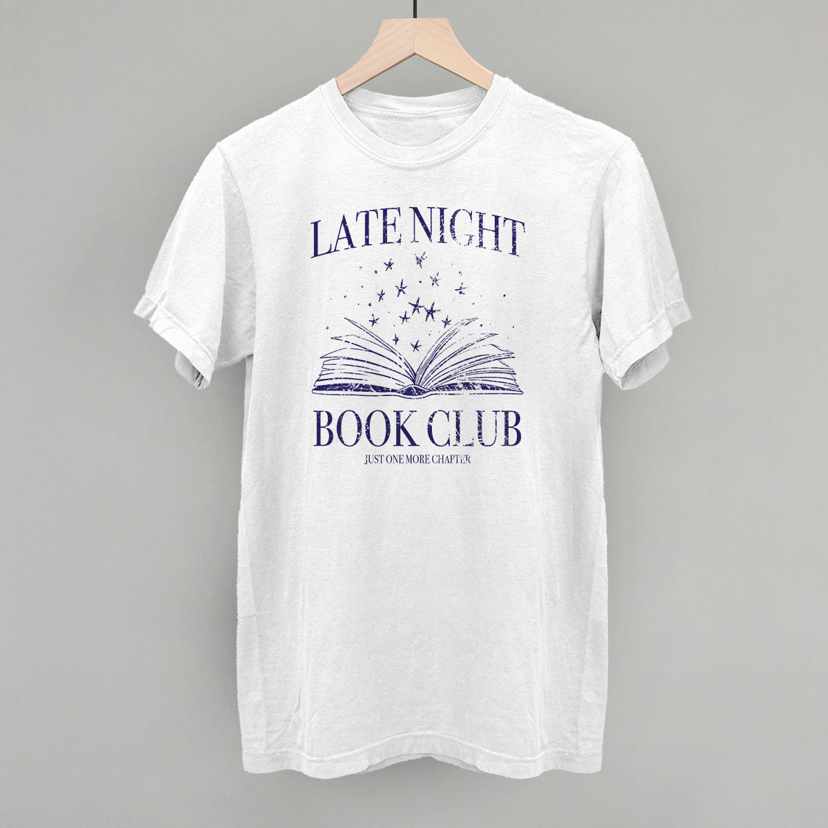Late Night Book Club Funny Comfort Colors T-Shirt in White – Ivy + Cloth