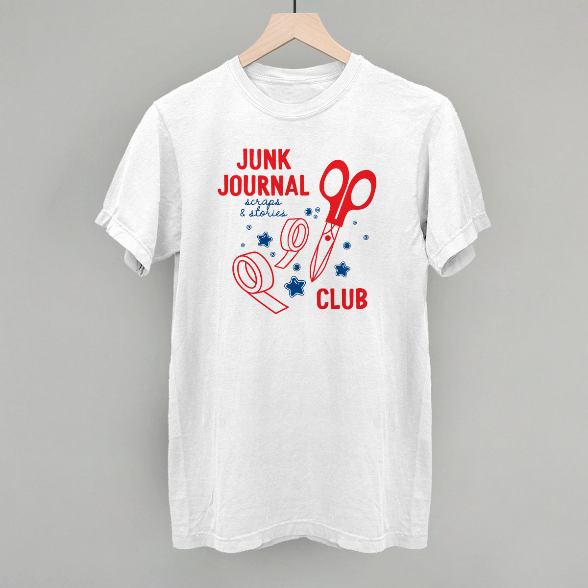 Junk Journal Club Funny Comfort Colors T-Shirt in White – Ivy + Cloth