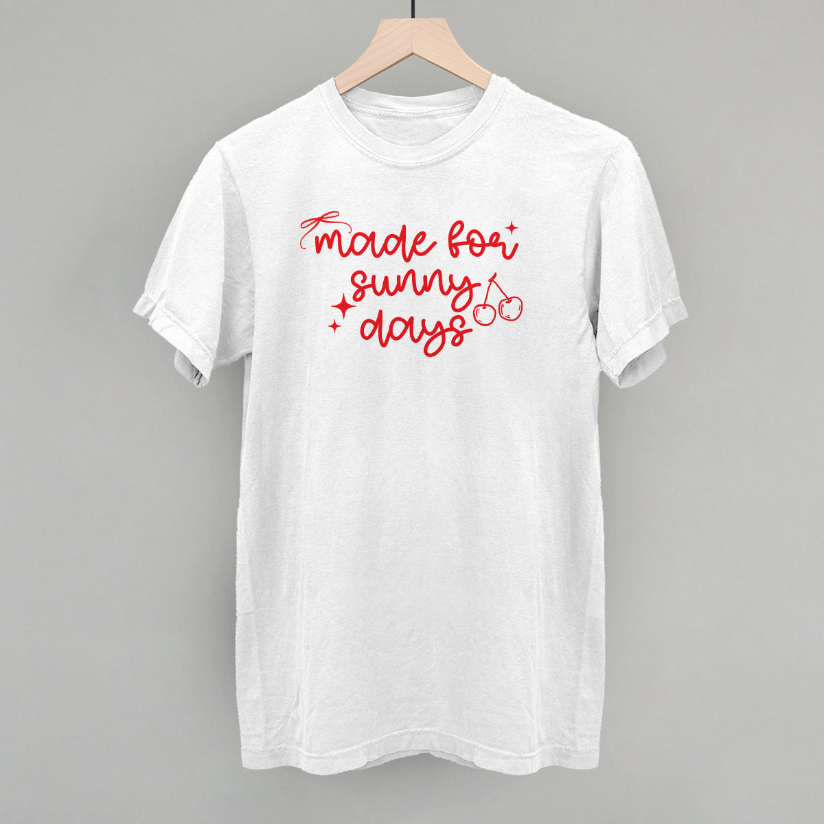 Made For Sunny Days Summer graphic Comfort Colors tee in White