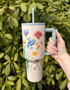 Elevated Faith Tumbler with Floral Design, Perfect Christian Gifts for Daily Inspiration