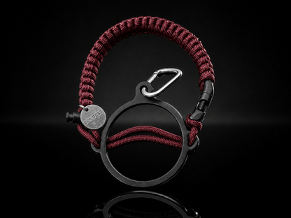 COLDEST paracord handle for wide mouth water bottles in Dark Pink