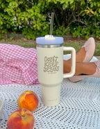 Elevated Faith Tumbler with Don't Keep Jesus Design, a great choice for Christian Gifts