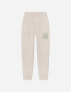 Elevated Faith Beige Sweatpants with Don't Keep Jesus Graphic for Comfortable Christian Apparel