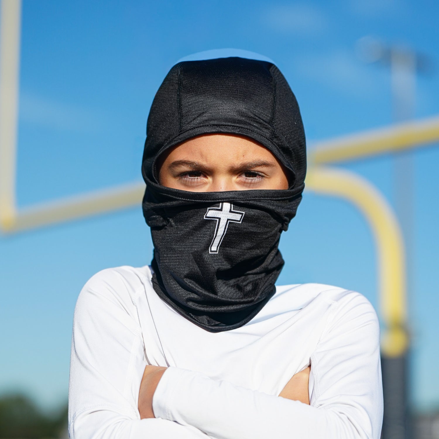Faith Cross Black Balaclava Mask (Shiesty)