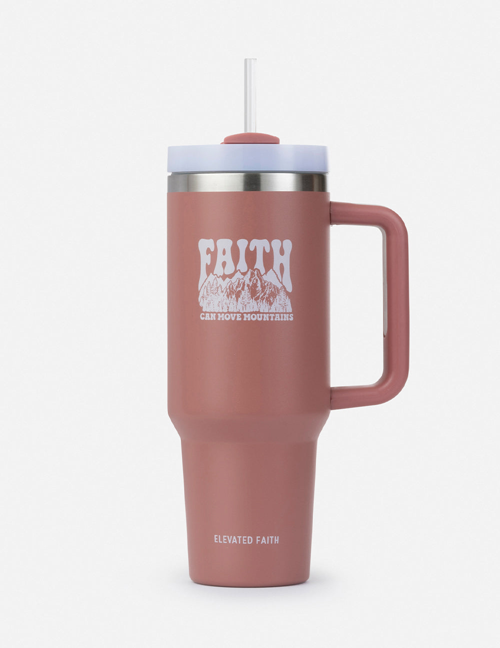 Elevated Faith Tumbler with Faith design, perfect Christian Gifts for everyday use