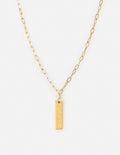Elevated Faith Gold Necklace with Faith Pendant, a stylish piece of Christian Jewelry