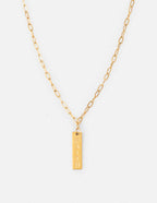 Elevated Faith Gold Necklace with Faith Pendant, a stylish piece of Christian Jewelry