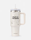 Tumbler from Elevated Faith featuring the Fruit of the Spirit design, a great Christian Gifts option